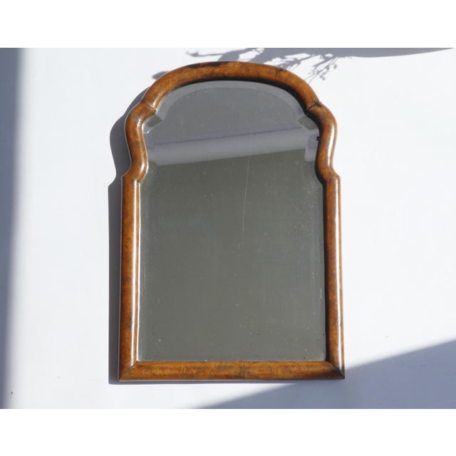 Dutch Arched Walnut Wall Mirror For Sale - Image 3 of 12