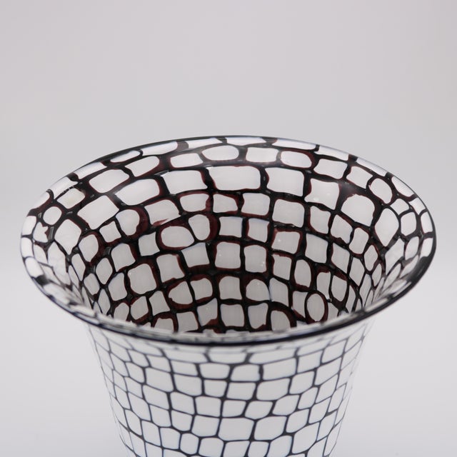 Barovier & Toso 1960s "Neomurrino" Italian Glass Vase by Barovier & Toso For Sale - Image 4 of 18