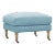 Greta Ottoman, Sky Linen For Sale