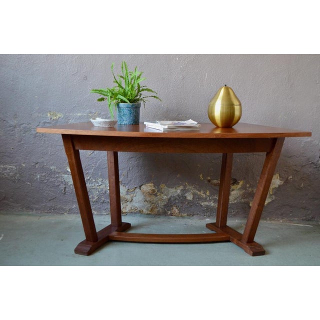 Arc Console Table in Mahogany, 1930s For Sale - Image 6 of 18
