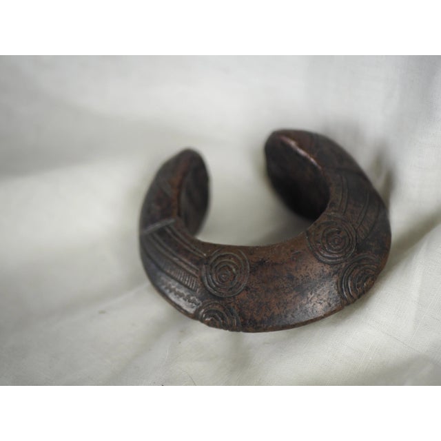 Mid 20th Century Early 20th Sahel Red Copper Coin Bracelet For Sale - Image 5 of 9