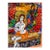 Mid 20th Century Saint Among the Vines – Hand-Painted Reverse Glass Icon With 24 Carat Gold Highlights - Unsigned Unknown Artist For Sale