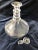 1920s Vintage Glass Ship’s Flat Bottom Decanter For Sale - Image 5 of 7