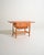 Pine coffee table with extendable top, drawer, woven basket, and lower shelf. Scandinavian production, 1950s. Made in...