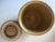American Yellow Ware Blue Banded Canister/Crock For Sale - Image 3 of 7
