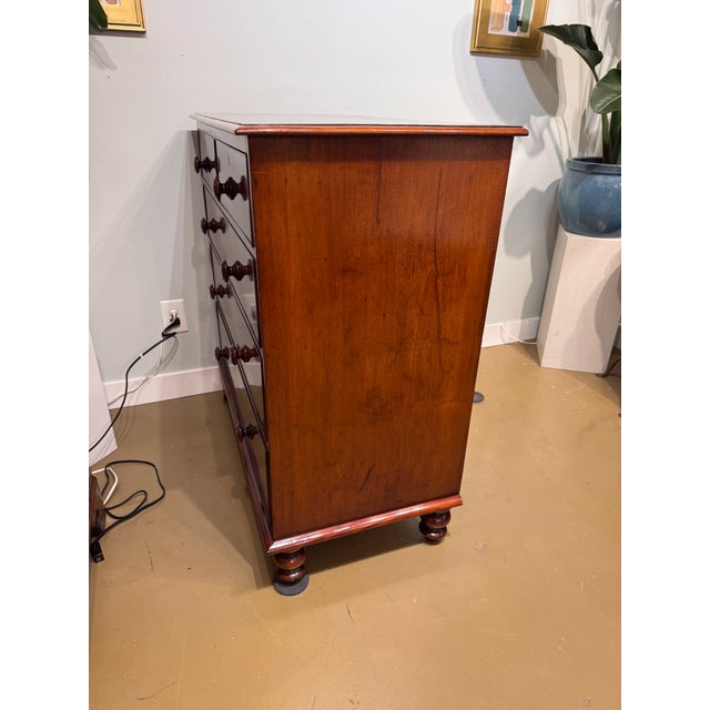 Brown 19th Century English Chest of Drawers For Sale - Image 8 of 15