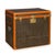 A superb example of an early 20th century goyard hat trunk, beautifully finished in the brand’s iconic chevron canvas....