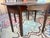 Wood Arts & Crafts Solid Oak Drop Leaf Gate Leg Table on Original Ceramic Coasters For Sale - Image 7 of 10