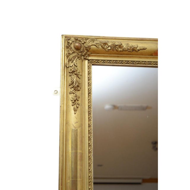 19th Century Gilded Wall Mirror For Sale - Image 9 of 14