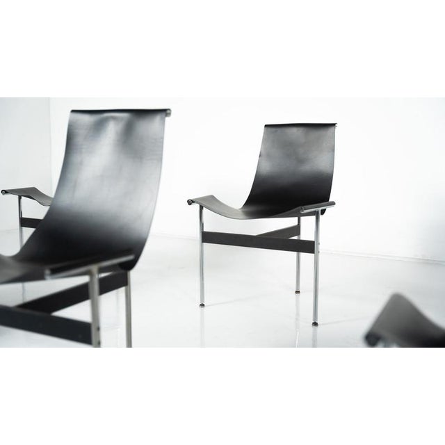 T Chairs attributed to Douglas Kelly, Ross Littell and William Katavolos, 1950s, Set of 6 For Sale - Image 4 of 13