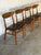Teak Dining Chairs With Black Leatherette Seats Set of 4 Danish Mid-Century Modern 1960s For Sale - Image 4 of 13