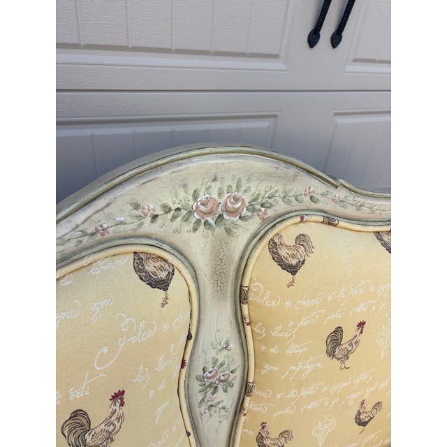 Early 21st Century Upholstered Settee Loveseat For Sale - Image 11 of 12
