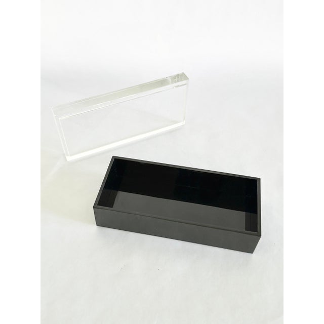 Mid-Century Modern Alessandro Albrizzi Lucite Box For Sale - Image 3 of 6