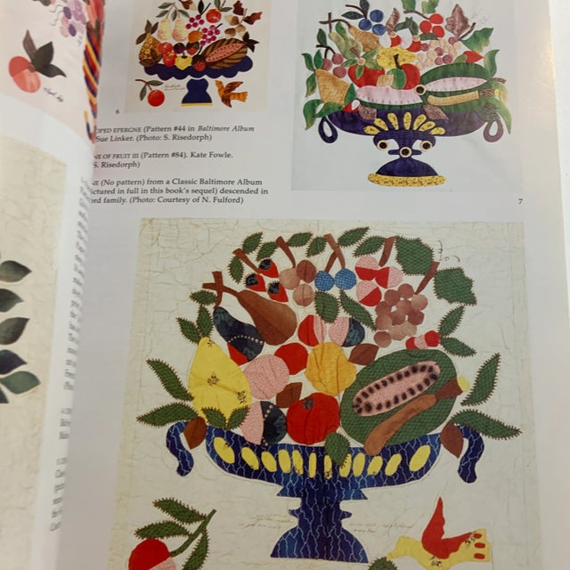 Red 1990s Papercuts and Plenty Classic Quilt Applique Book For Sale - Image 8 of 13