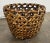 Vintage Extra Large Woven Rattan Basket For Sale - Image 4 of 6