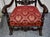 Traditional Vintage Carved Throne Chair High Back Renaissance Revival Armchair For Sale - Image 3 of 16