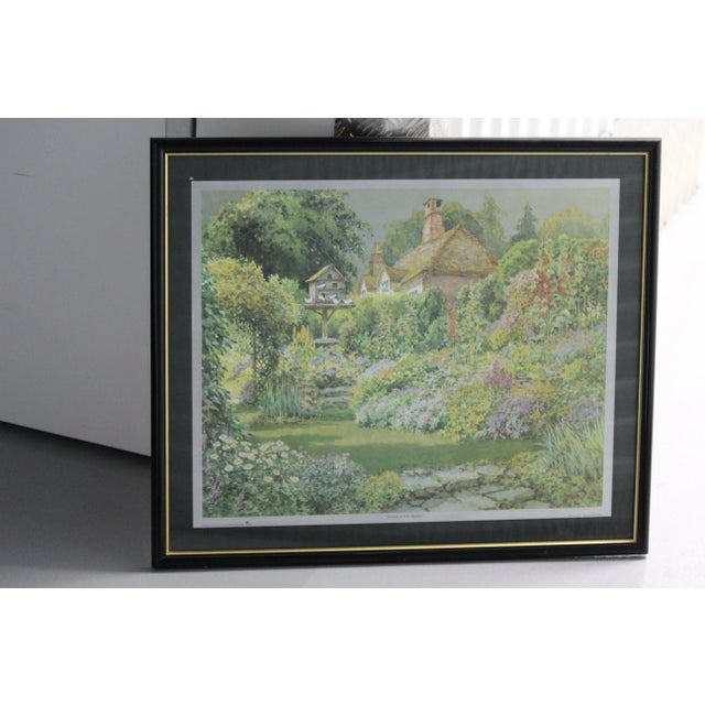Cottage Garden Wall Art, England, 1990s For Sale - Image 6 of 16