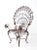 Vintage Wrought Iron Peacock Chair For Sale - Image 4 of 9