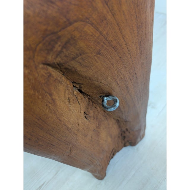 Wood African Wooden Sculpture, 1980s, Wood For Sale - Image 7 of 10