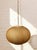 Wood Vintage Woven Globe Pendant Light For Sale - Image 7 of 9