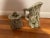 Rustic Vintage Holland Mold Mushroom & Acorn Tree Trunk Ceramic Creamer & Sugar Bowl Set- 2 Pieces For Sale - Image 3 of 8