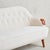 Off-White Alpaca Sofa with Wood Details, Denmark 1960s For Sale In Chicago - Image 6 of 11