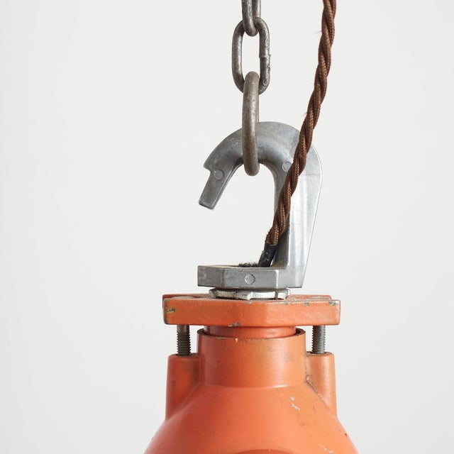 1950s Vintage Industrial Cage Pendant, 1950s For Sale - Image 5 of 7