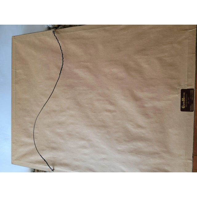 Vintage Allen Kay Framed Abstract Figurative Charcoal Drawing For Sale - Image 9 of 10