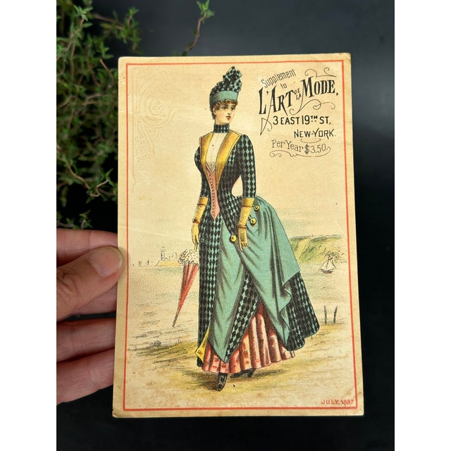 Antique Victorian Fashion Print For Sale - Image 12 of 12