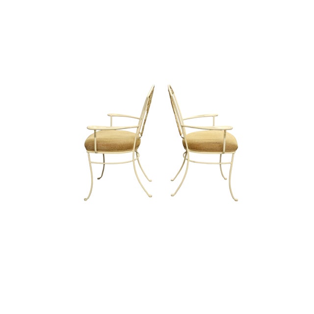 Brown Jordan Mid Century Three Piece Pomegranate Iron Patio Set For Sale In Portland, OR - Image 6 of 13