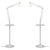 Achimoon Table and Lamps with Pleated Fabric Shade by Philippe Starck for Flos Italy, 1993, Set of 2 For Sale - Image 11 of 11