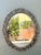 Coffee Vintage Carved Wood Oval Mirror For Sale - Image 8 of 12