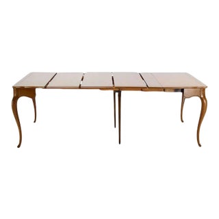 French Provincial Flip-Top Console or Dining Table With Three Leaves For Sale