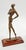 Figurative Lost-Wax Bronze Woman With Hand Over Heart Sculpture - Courage For Sale - Image 3 of 3