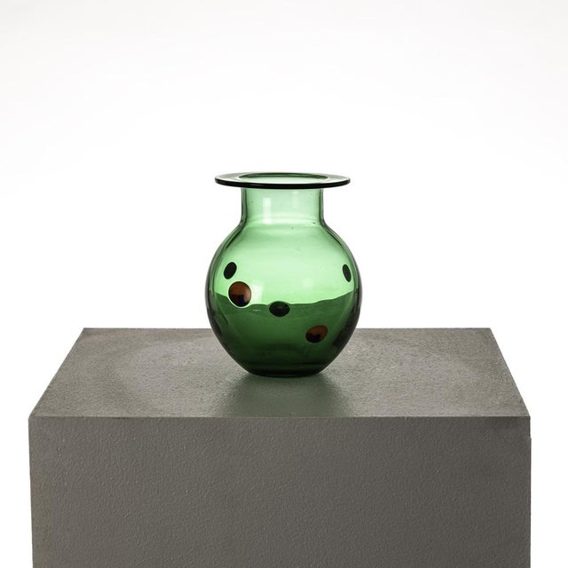 Mid-Century Modern Glass Vase from Orrefors For Sale - Image 3 of 3