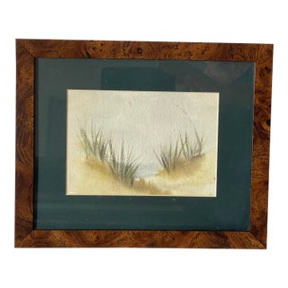 Watercolor on Paper Seaside Dunes Mariana Shulga For Sale