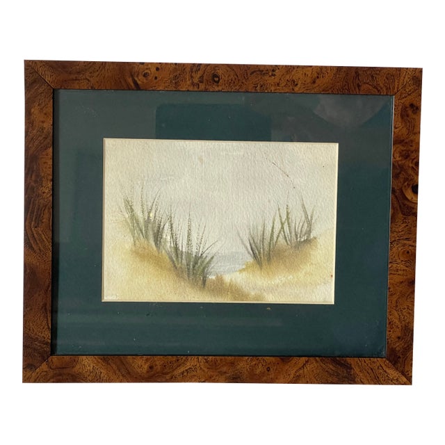 Watercolor on Paper Seaside Dunes Mariana Shulga For Sale