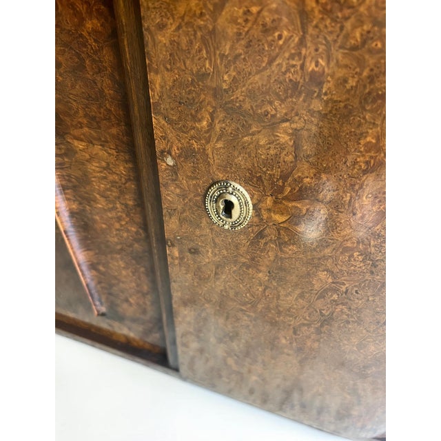 Art Deco Sideboard in Burl Walnut, 1930 For Sale - Image 15 of 18