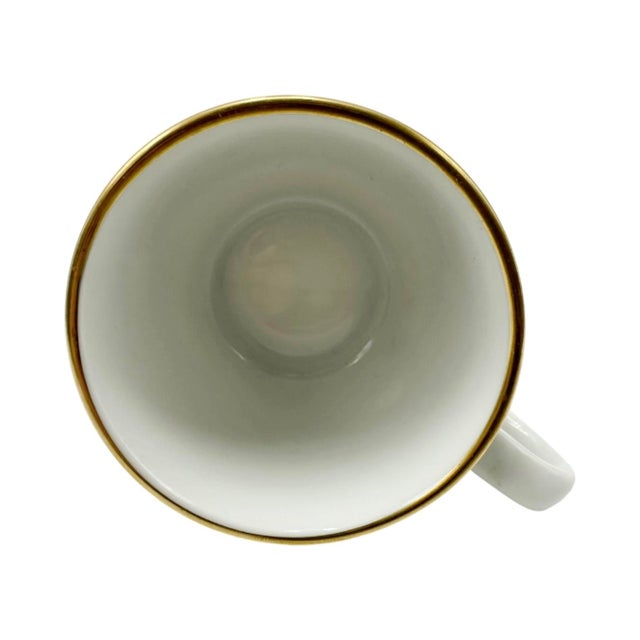 Mid 20th Century Vintage Jockey Restaurant Madrid Equestrian Demitasse Cup & Saucer For Sale - Image 5 of 10