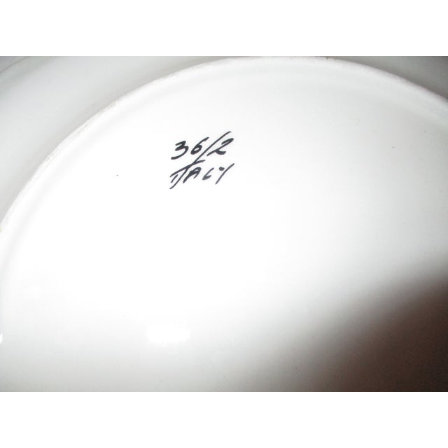 1970s Italian Hand-Painted Fruit Plates- Set of 8 For Sale - Image 11 of 11