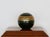 Art Deco Black Opaline Vase with Gilt Decor, 1930s For Sale - Image 4 of 5