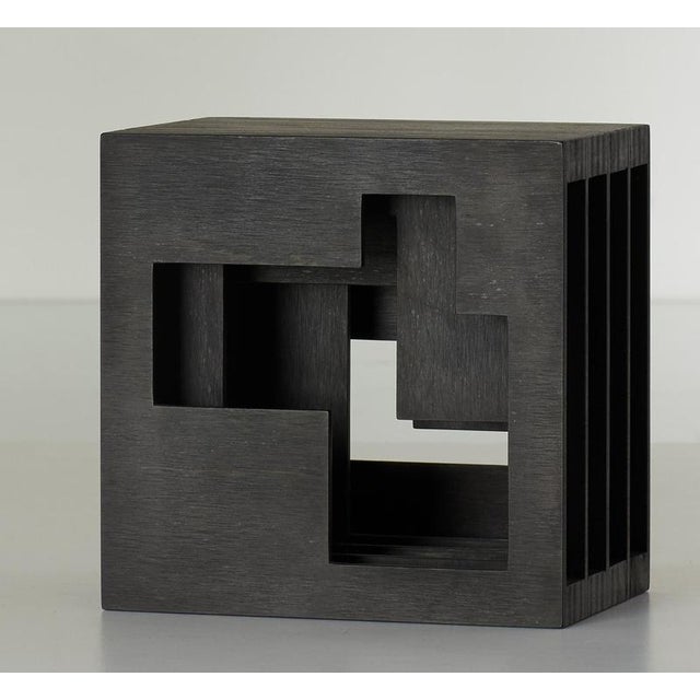 Cube series 1 wall sculpture in birch plywood by a hint of neon. Limited edition of 7 pieces. Signed and numbered by...