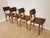 Mid-Century Dining Chairs with Leather Seats from Stol Kamnik, 1970s, Set of 4 For Sale - Image 6 of 18
