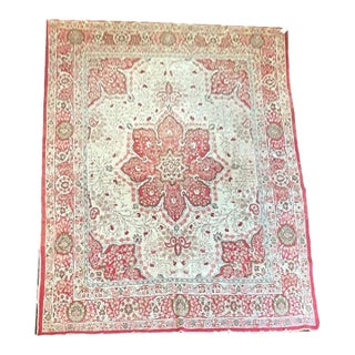 Antique Decorative Persian Tabriz Haji Jalili Style Rug For Sale