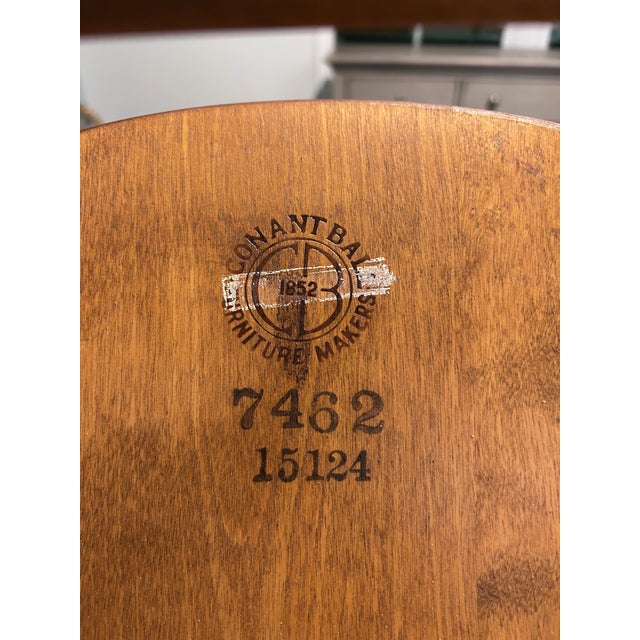 Classic wood chair by Conant Ball. Has a spindle back design and a nice warm brown finish. Solid and sturdy. Great for...