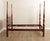 Traditional Lexington Queen Size Carved Mahogany Poster Bed For Sale - Image 3 of 18