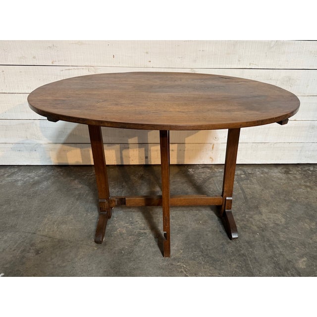 A lovely example of a French Wine Tasting Table, dating to around 1820 and made from Oak, having a lovely original colour...