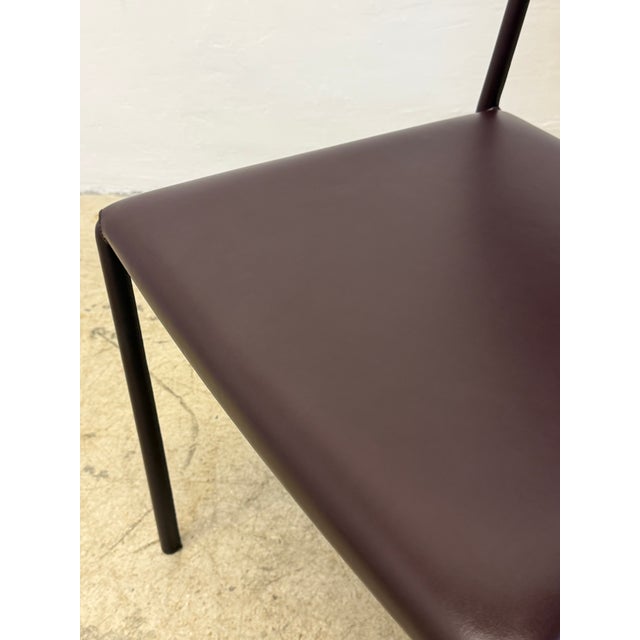 Leather Wrapped Dining Chairs by Frag, Italy 2000s - Set of Four For Sale - Image 16 of 18