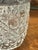 Transparent 1930s Cut Crystal & Silverplate Ice Bucket With Ornate Foliate Mounts and Drainer For Sale - Image 8 of 12