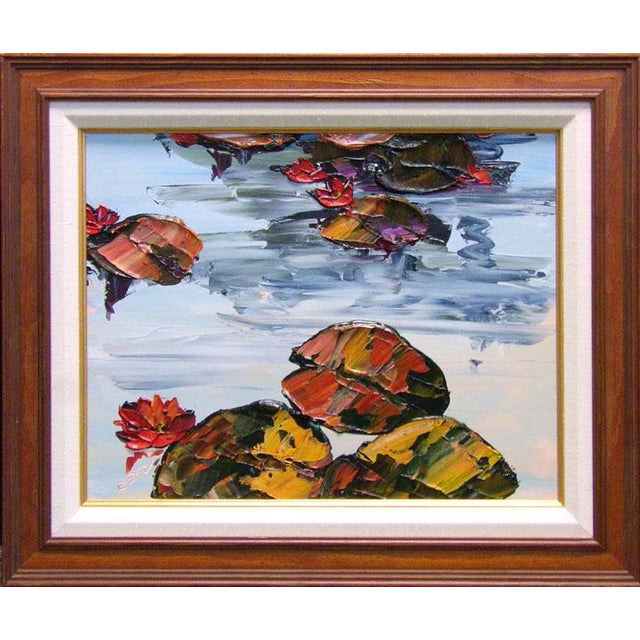 Maya Eventov Untitled Original Acrylic Canvas H.Signed Custom Frame For Sale